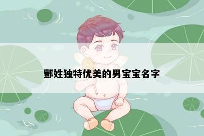 酆姓独特优美的男宝宝名字