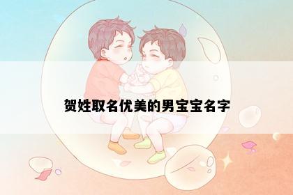 贺姓取名优美的男宝宝名字