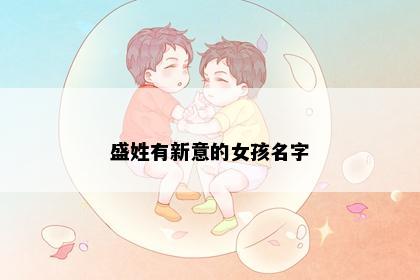 盛姓有新意的女孩名字
