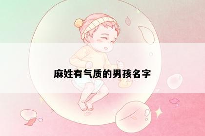 麻姓有气质的男孩名字